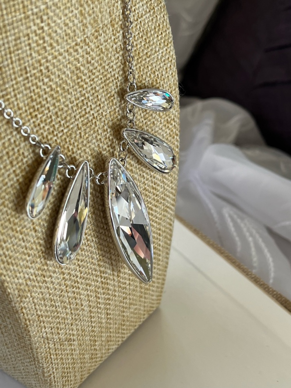 Swarovski TSC Navette Necklace BNIB $139 RT value - Picture 9 of 14